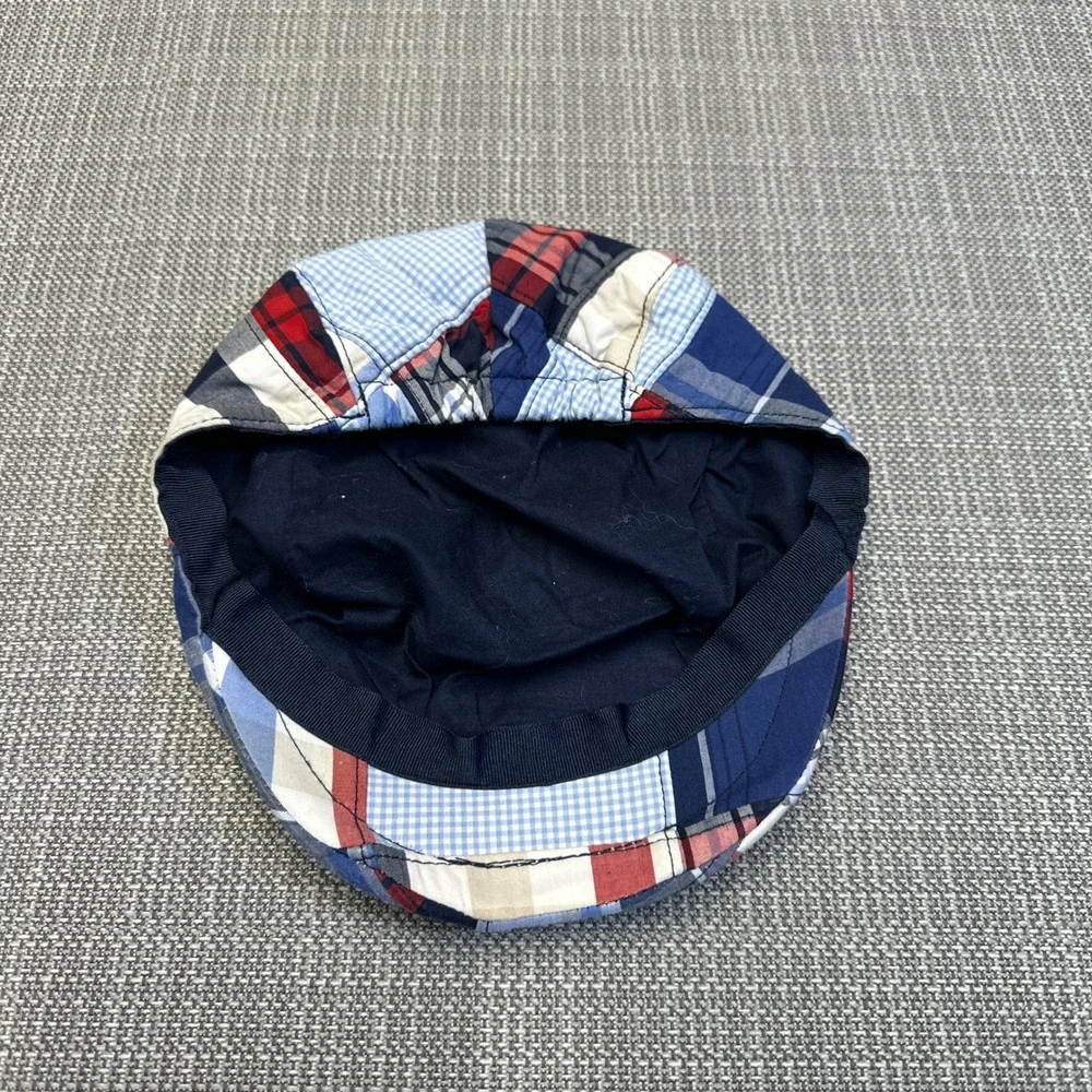 Janie and Jack Baby Boys Patchwork Plaid Newspaper Driver Cap Hat 6-12 Months‎